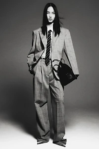 Pantalon de costume en laine mélangée