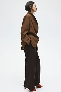 Blazer à fermeture droite
