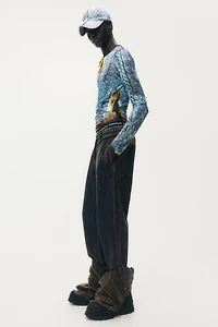 Pantalon en molleton imprimé