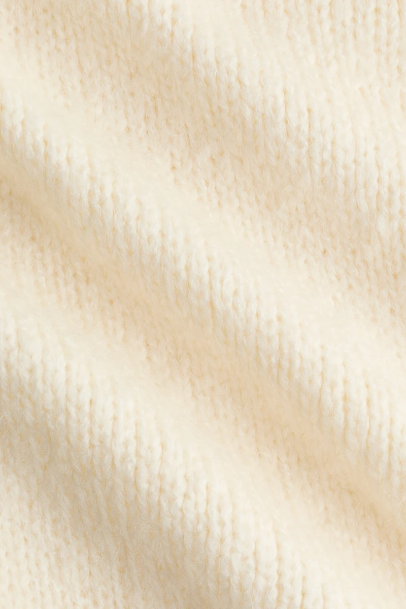 Veste à capuche en tricot fermeture éclair