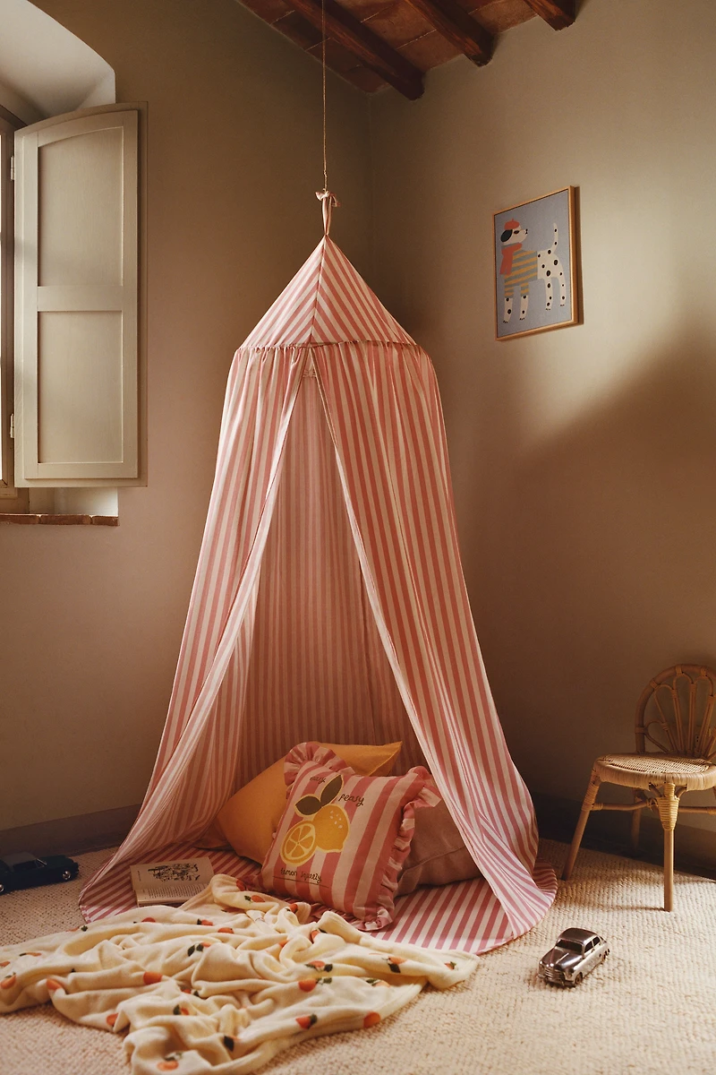 Striped Reading Nook