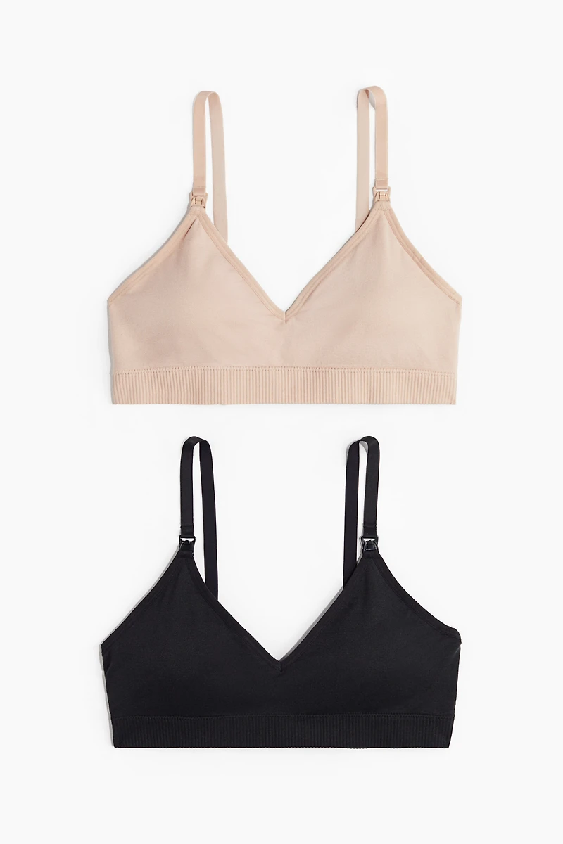 MAMA 2-pack Seamless Padded Nursing Bras