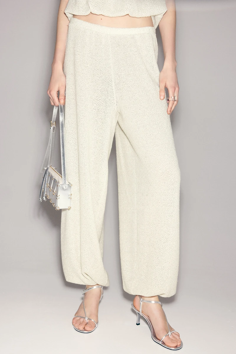 Glittery Balloon Pants