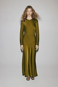 Open-Back Dress with Tie Detail