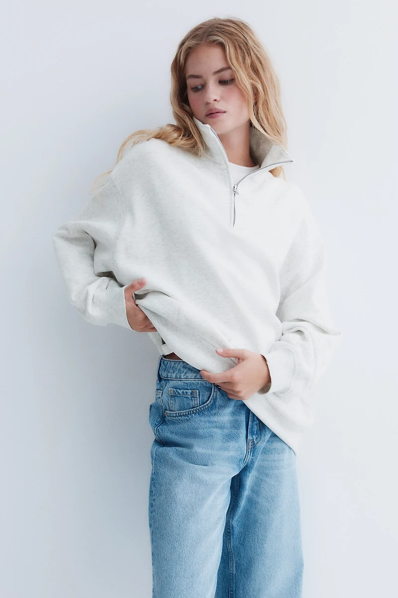 Chandail à col fermeture éclair