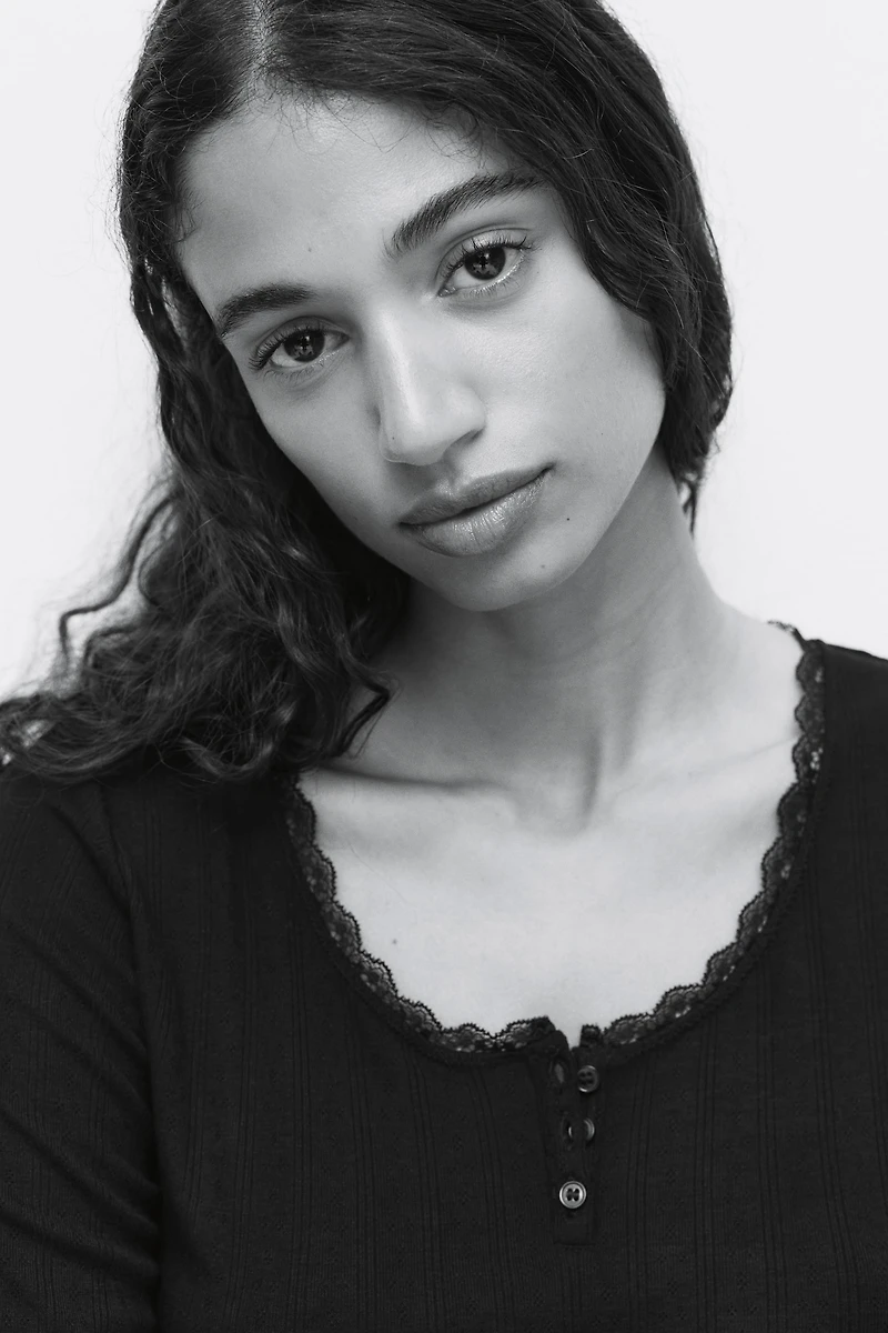 Pointelle Jersey Pajamas