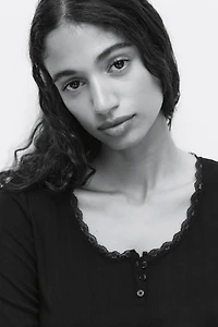 Pointelle Jersey Pajamas