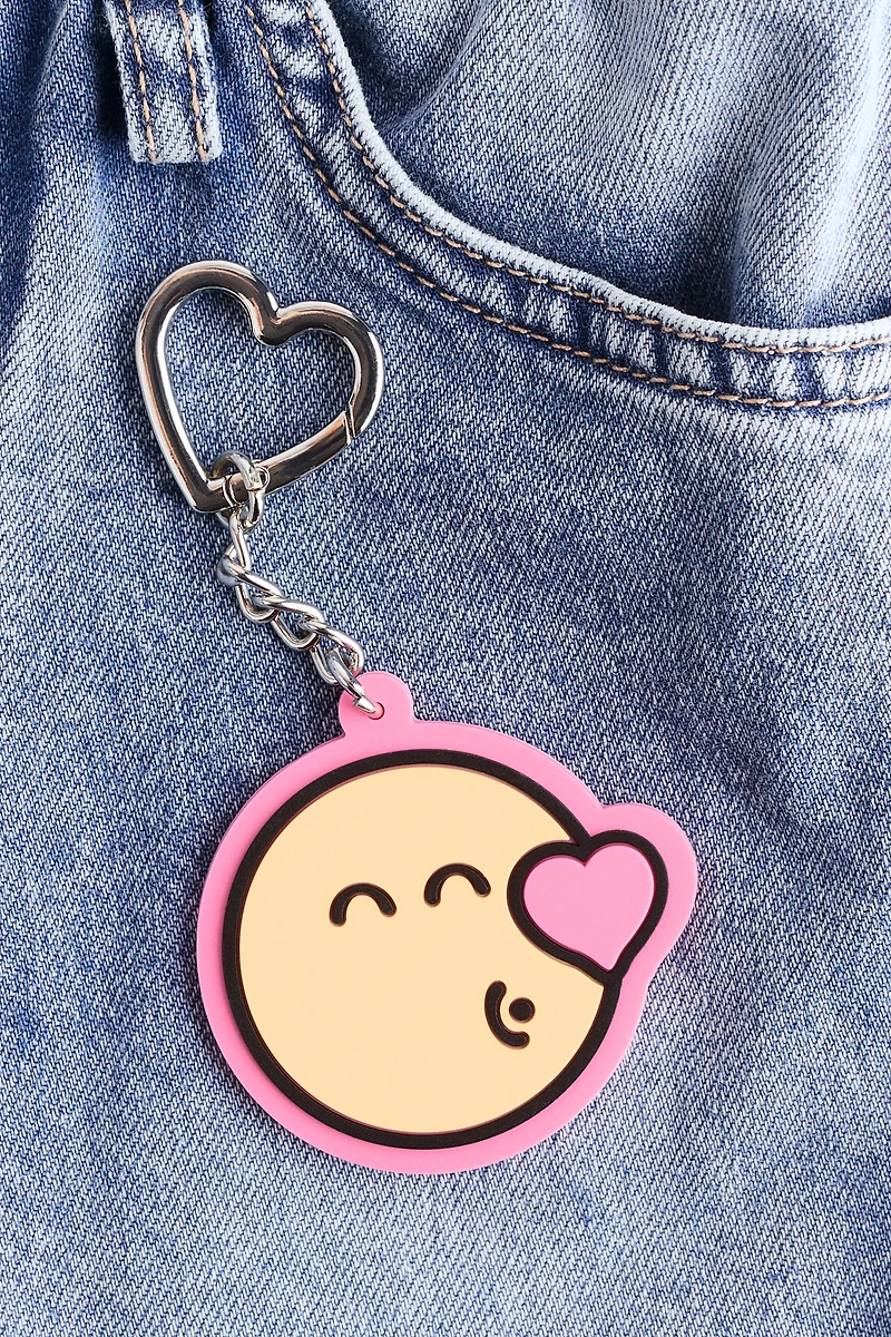 Key Ring-Detail Jeans