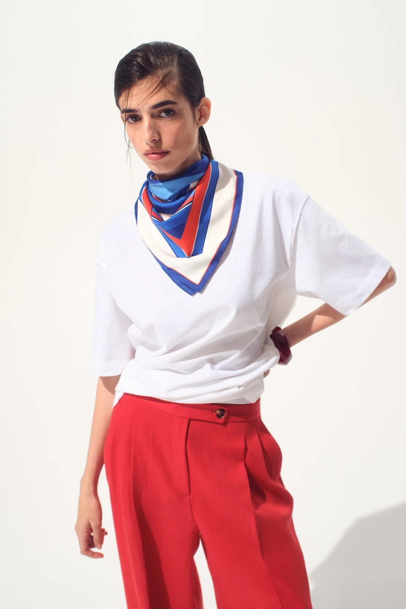 Wide-Leg Dress Pants