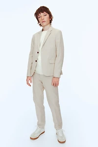 Linen-Blend Suit