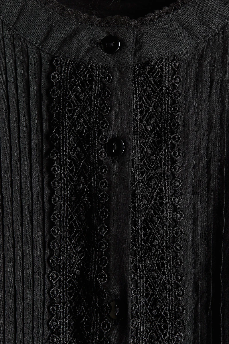 Blouse with Pintucks