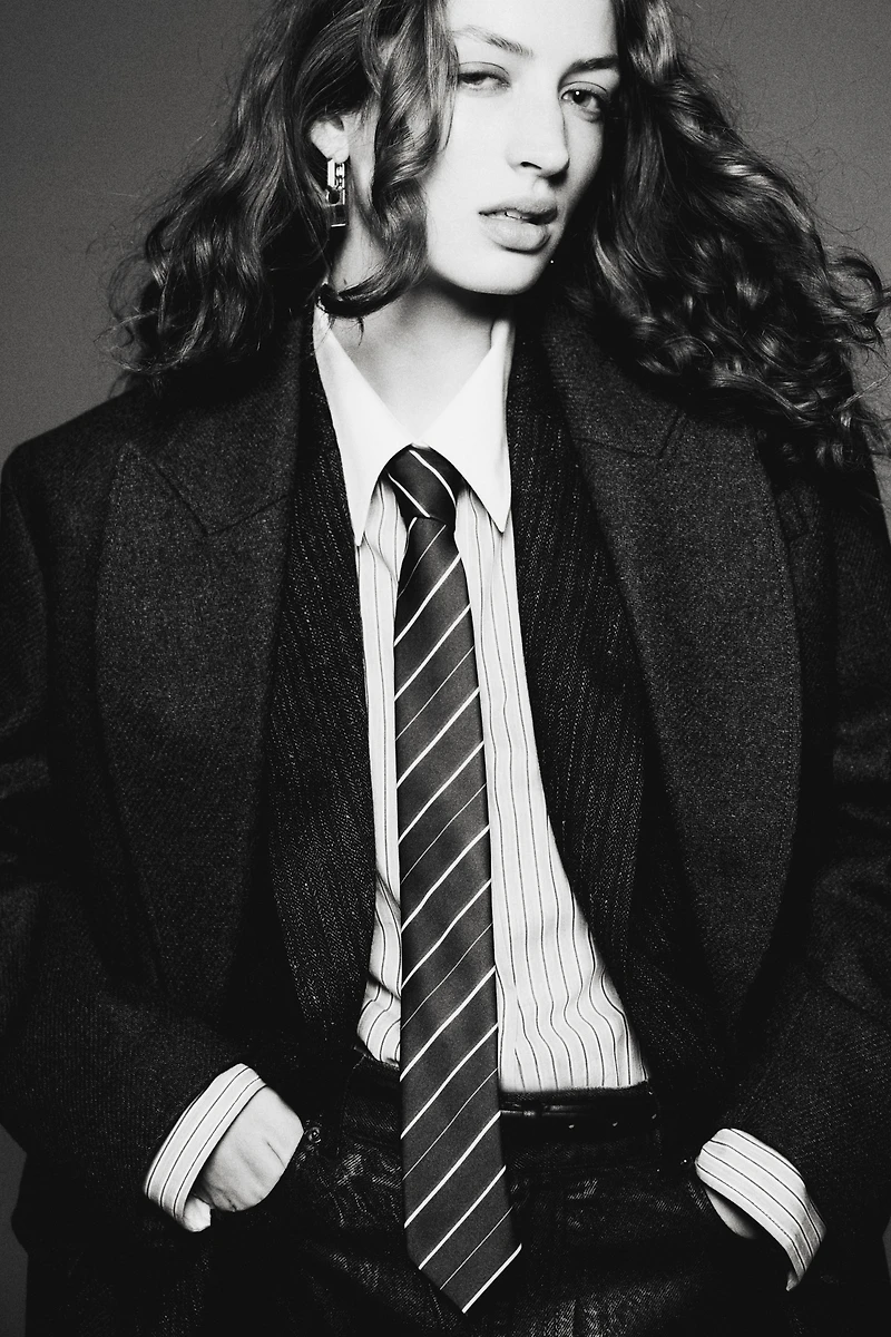 Manteau en laine mélangée