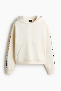 Oversized-Fit Printed Hoodie