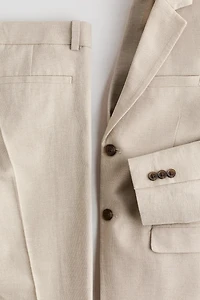 Linen-Blend Suit