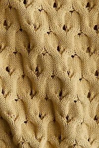 Hole-Knit Sweater