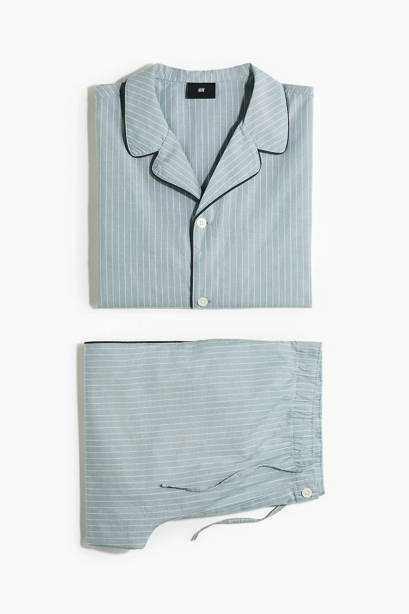 Cotton Pajama Shirt and Pants