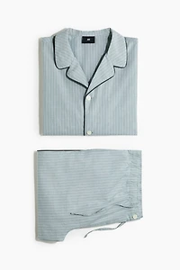 Cotton Pajama Shirt and Pants