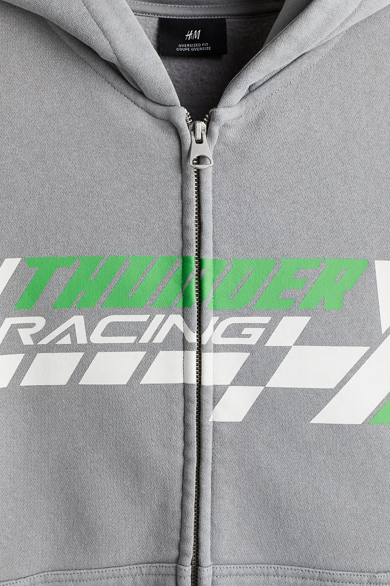 Oversized Hooded Jacket