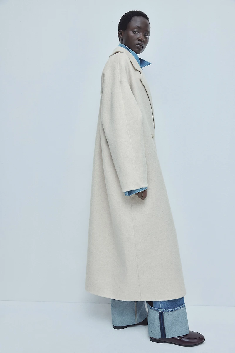 Wool-Blend Coat