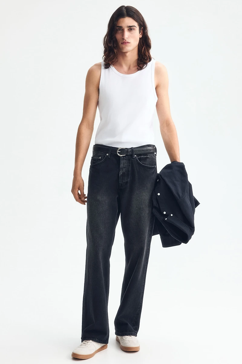 Slim-Fit Ribbed Tank Top