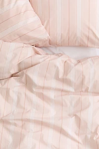 Cotton Percale King/Queen Duvet Cover Set