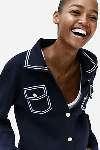 Cardigan with Collar