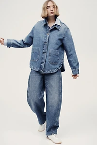 Veste-chemise en denim