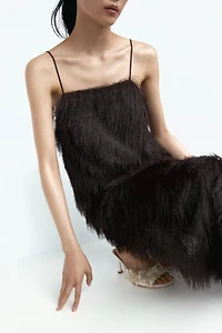 Fringed Strappy Dress