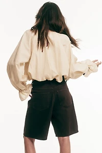 Denim Bermuda Shorts