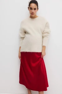 MAMA Satin Slip Skirt