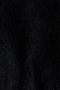 Flared Fluffy-Knit Skirt