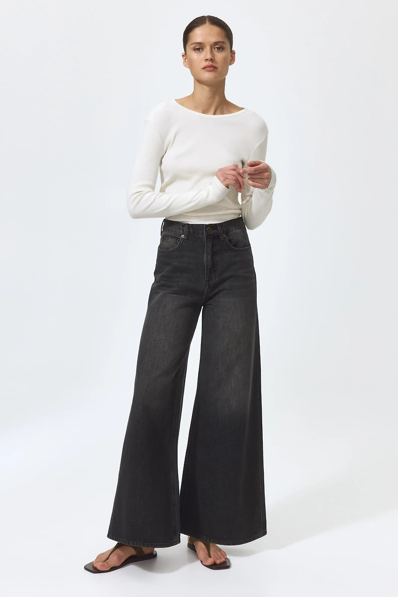 Super Wide High Waist Jeans