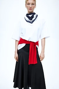 Satin Twill Skirt