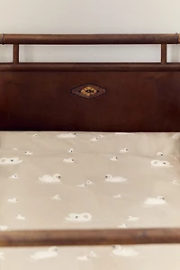 Patterned Cotton Crib Duvet Cover Set