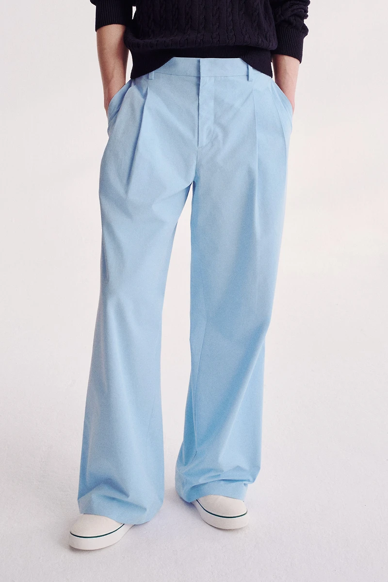 Loose-Fit Tailored Pants