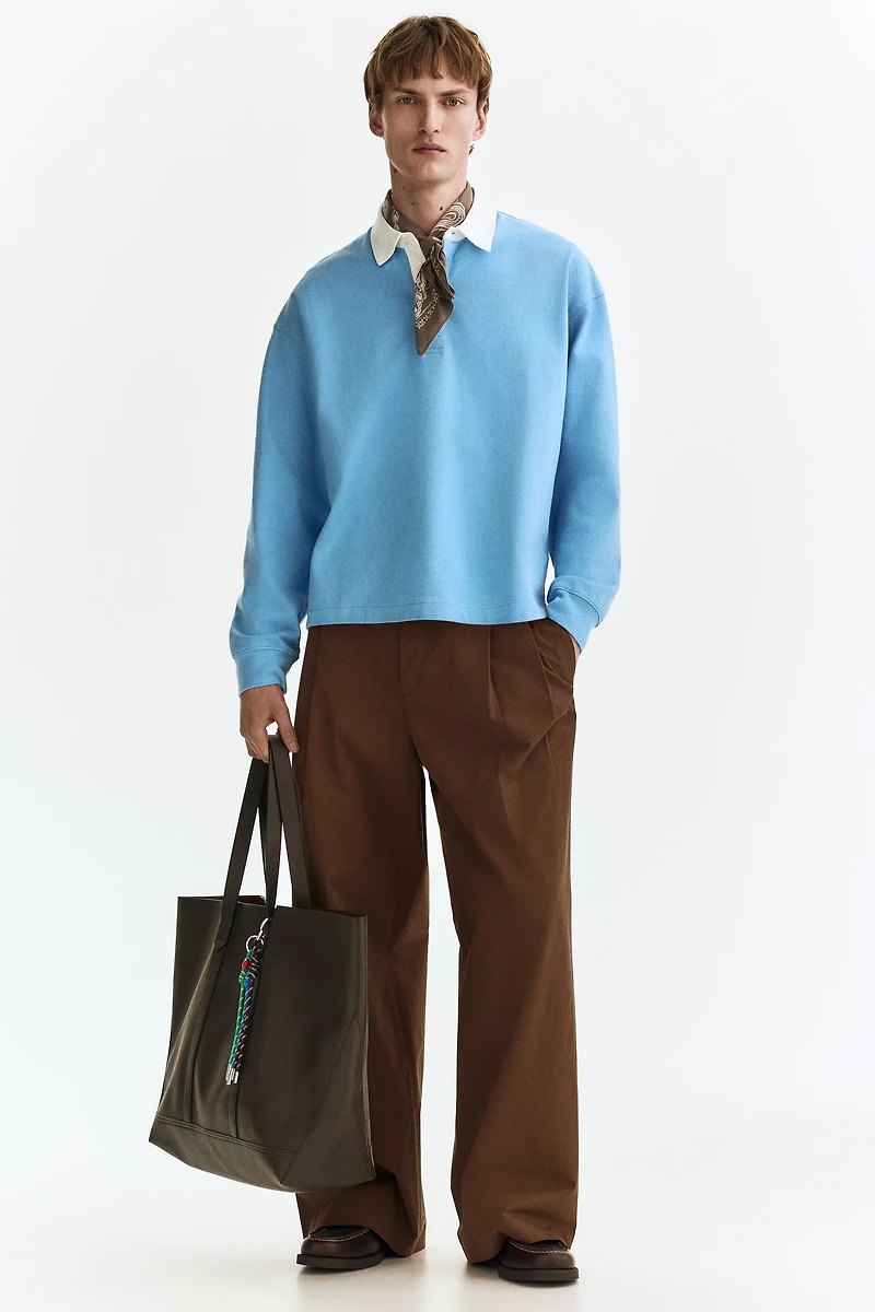 Loose-Fit Cotton Polo Shirt