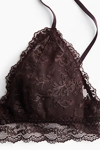 Embroidered Padded Soft-Cup Bra