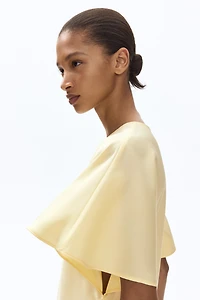 Robe midi en satin