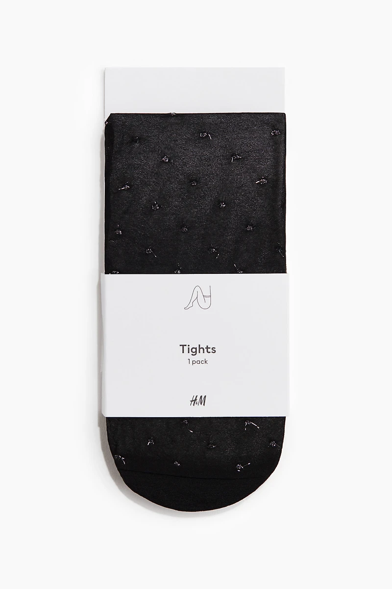 Glittery Plumeti Tights