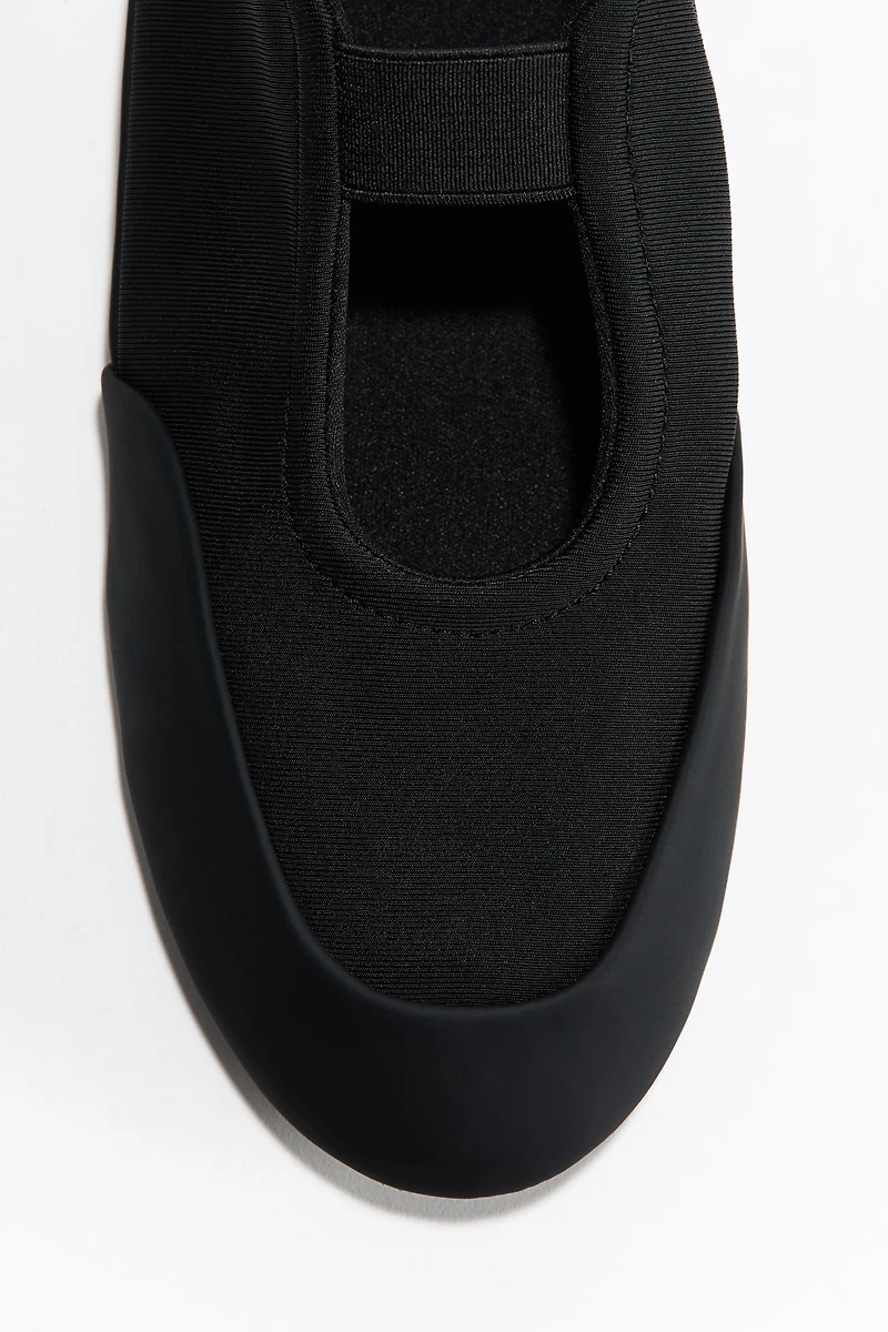 Drawstring-Detail Flats