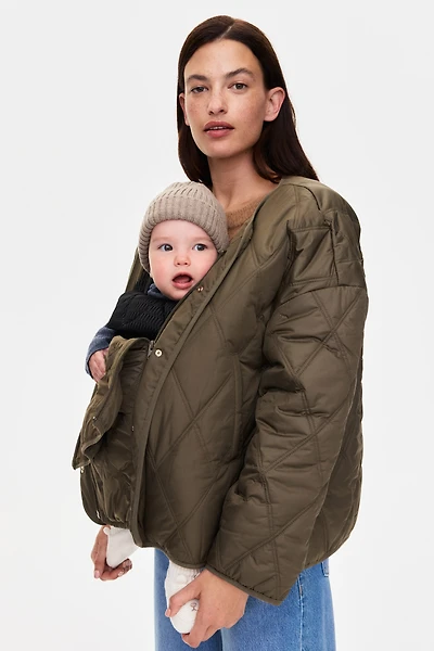 MAMA Before & After Quilted Babywearing Jacket