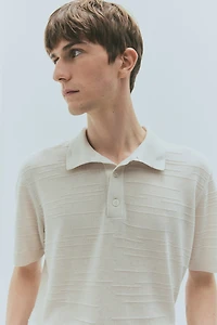 Regular Fit Fine-Knit Polo Shirt