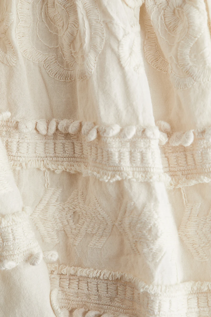 Embroidered Cotton Dress