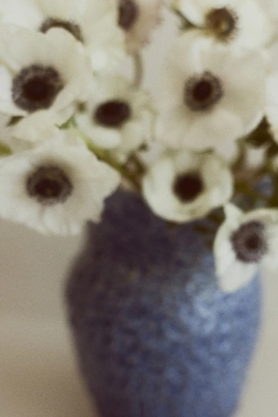 Large Ocean-Inspired Stoneware Vase