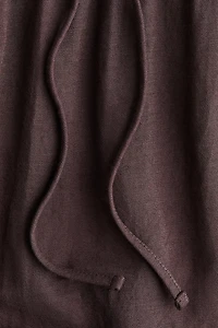 Wide-cut Pull-on Pants