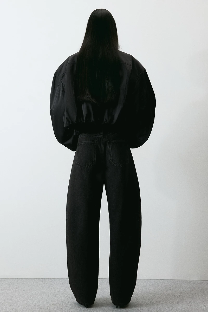 Barrel Leg High Waist Jeans