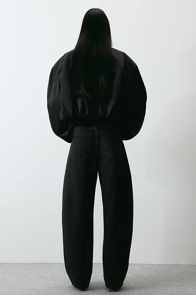 Barrel Leg High Waist Jeans