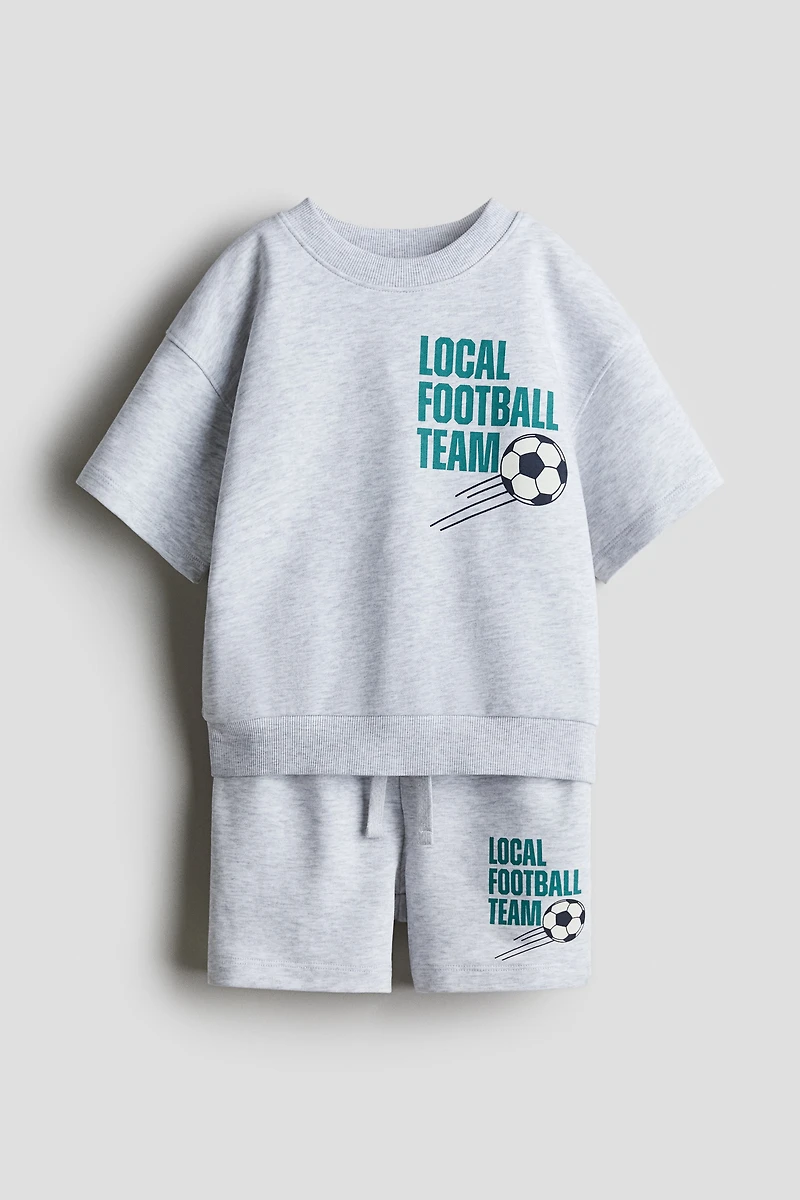 2-piece Printed Sweatsuit