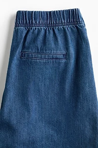 Denim Pull-On Shorts