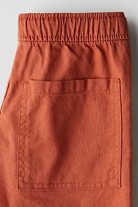 Linen-Blend Pants